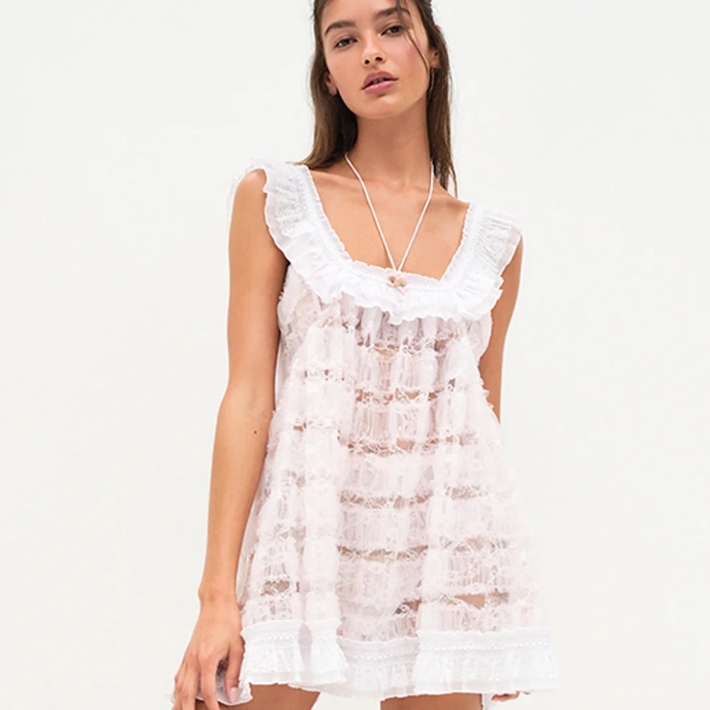 For Love & Lemons Ulla Mini Dress